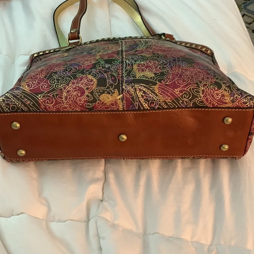 Patricia Nash Multicolor Paisley Shoulder Bag - Picture 2 of 10